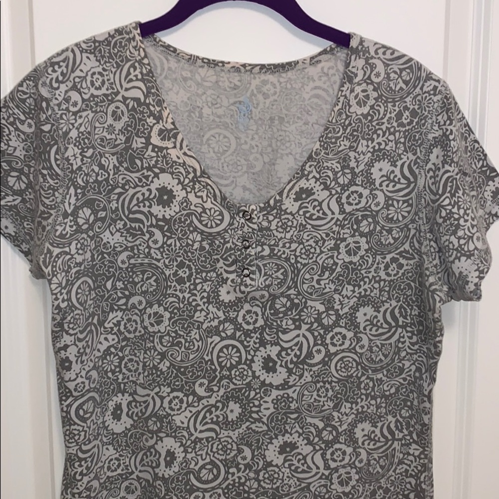 Isis for Women abstract floral t-shirt